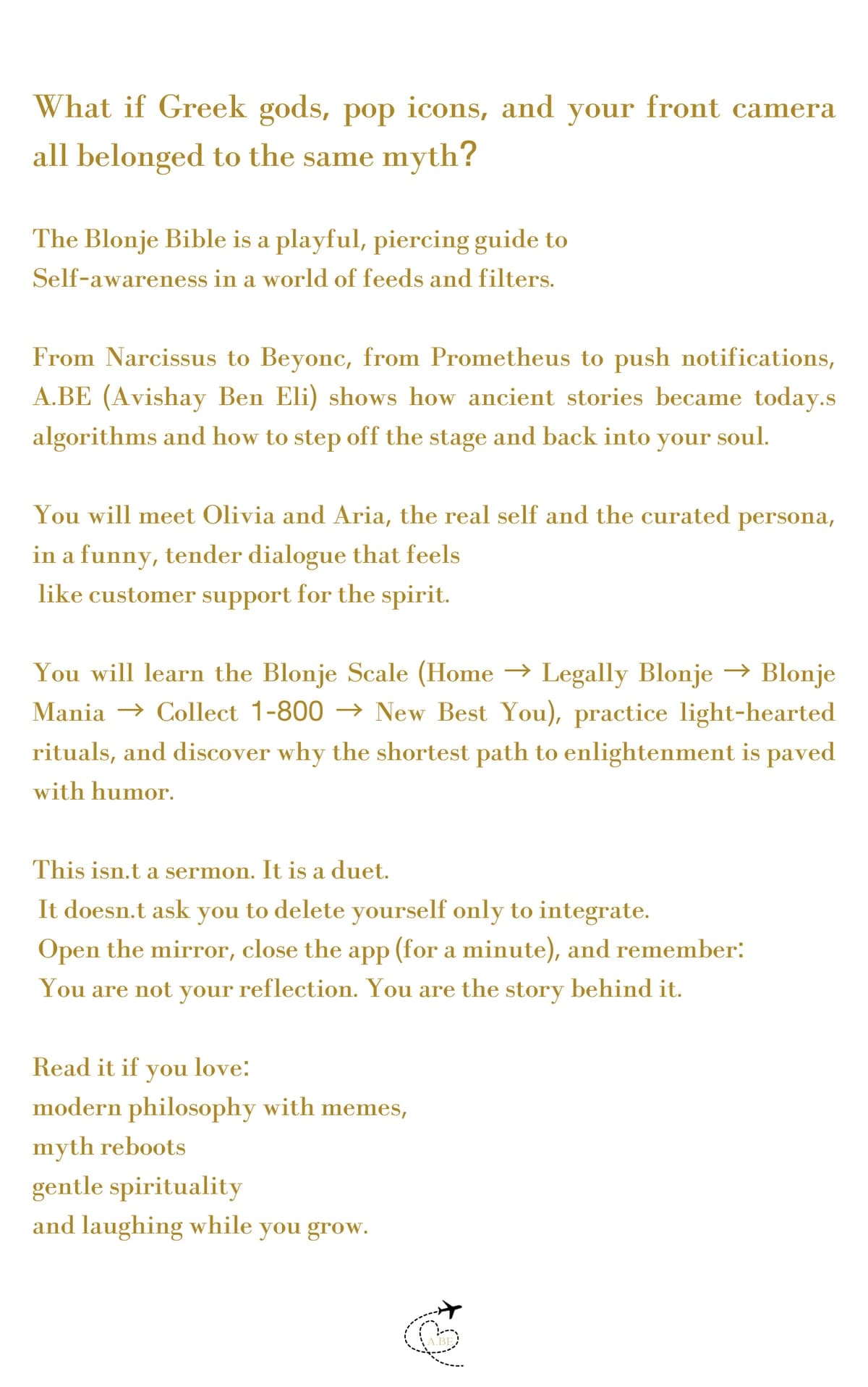 The Blonje Bible — back cover