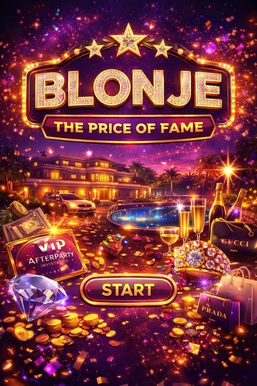 BLONJE — The Price of Fame open screen